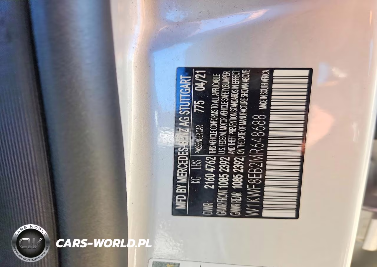 2021 Mercedes-Benz C 300 4Matic VIN:W1KWF8EB2MR648688 - 13