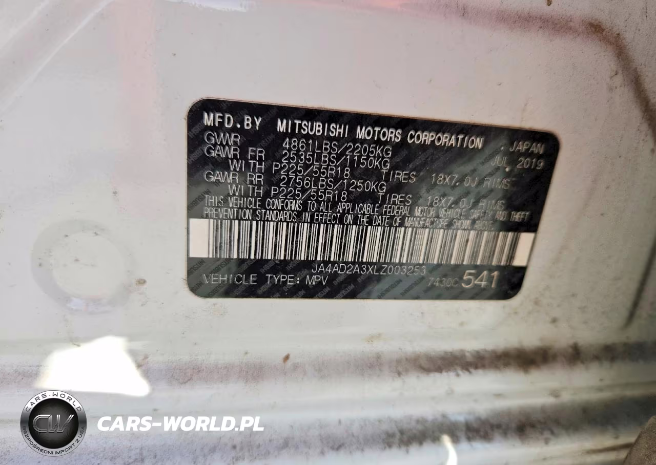 2020 Mitsubishi Outlander Es VIN:JA4AD2A3XLZ003253 - 14