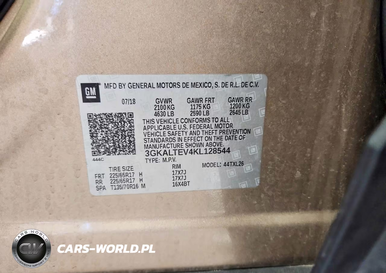 2019 GMC Terrain Sle VIN:3GKALTEV4KL128544 - 14