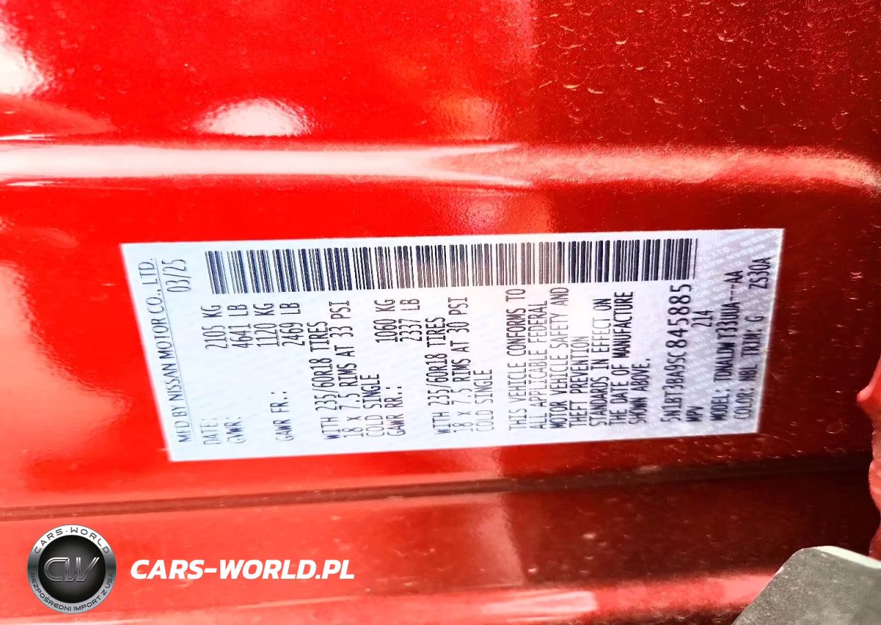 2025 Nissan Rogue Sv VIN:5N1BT3BA9SC845885 - 13