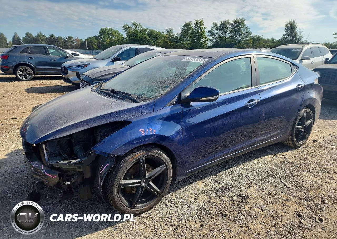 2013 Hyundai Elantra Limited VIN:KMHDH4AE2DU594810 - 1