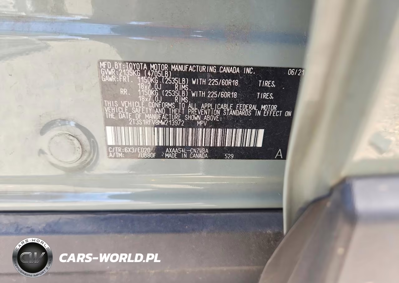 2021 Toyota Rav4 Trd Off Road VIN:2T3S1RFV8MW213972 - 12