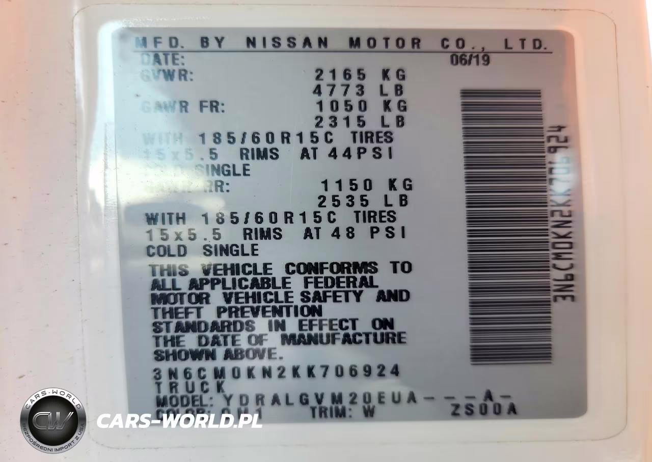 2019 Nissan Nv200 Sv VIN:3N6CM0KN2KK706924 - 13