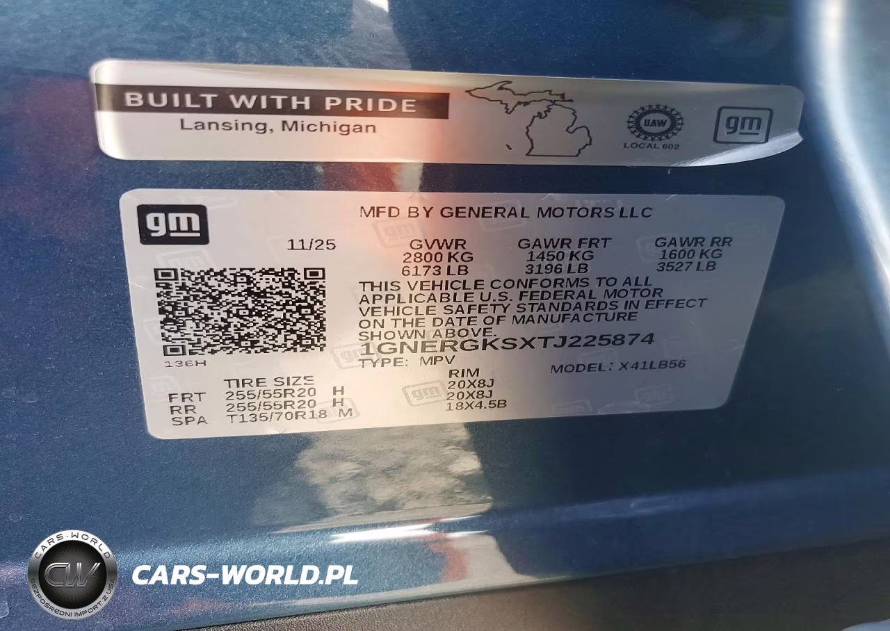 2026 Chevrolet Traverse Lt VIN:1GNERGKSXTJ225874 - 14