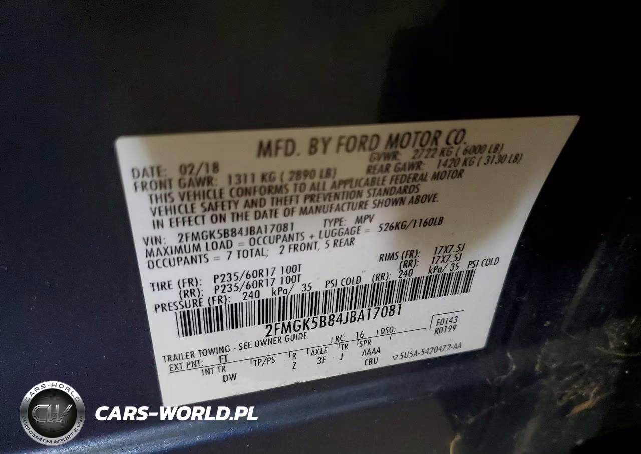 2018 Ford Flex Se VIN:2FMGK5B84JBA17081 - 13