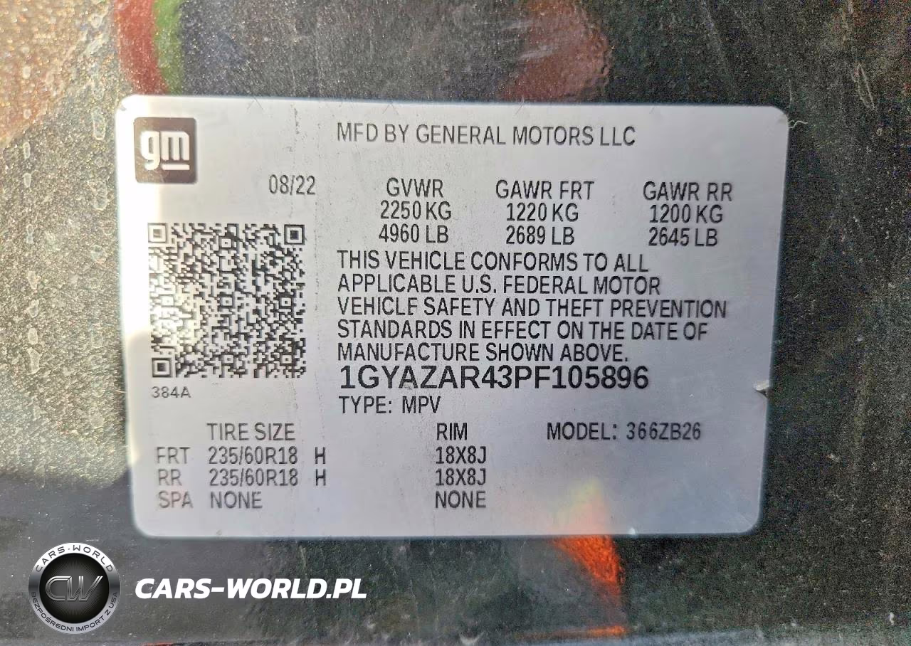 2023 Cadillac Xt4 Luxury VIN:1GYAZAR43PF105896 - 12