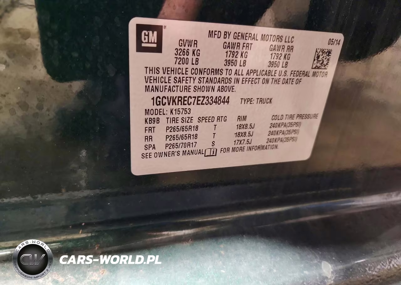 2014 Chevrolet Silverado K1500 Lt VIN:1GCVKREC7EZ334844 - 13