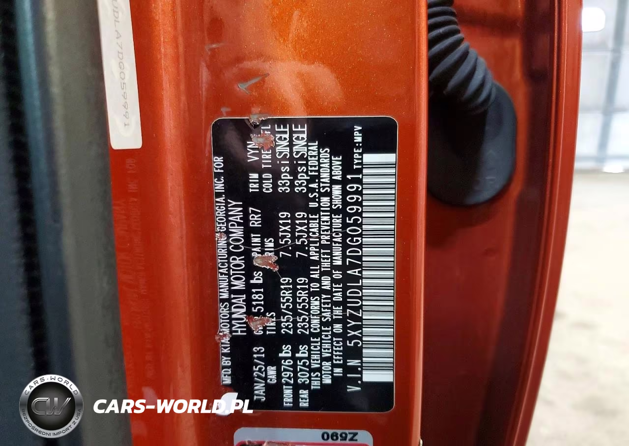 2013 Hyundai Santa Fe Sport 2.0T VIN:5XYZUDLA7DG059991 - 13