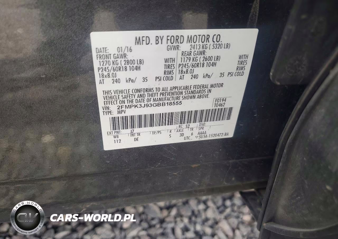 2016 Ford Edge Sel VIN:2FMPK3J93GBB18555 - 12