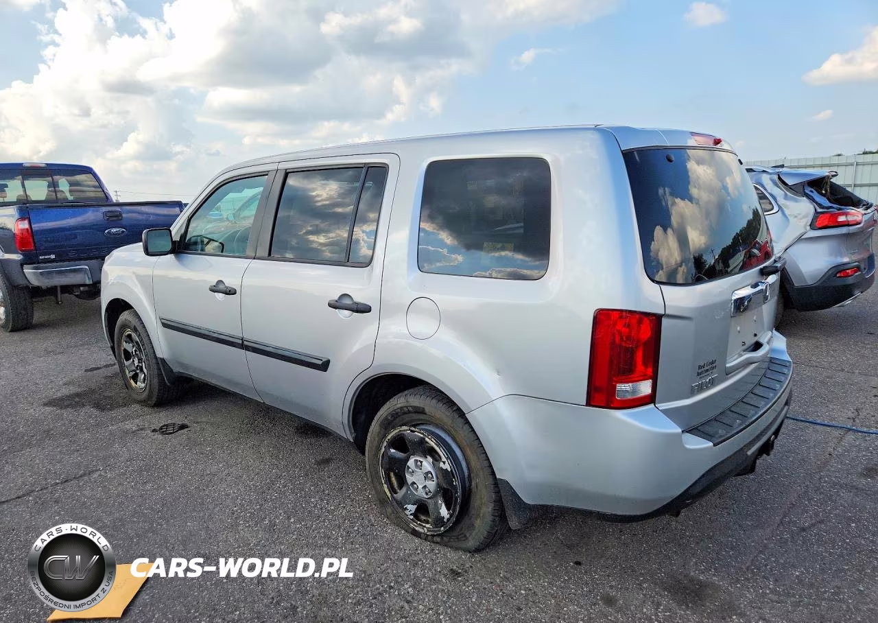 2014 Honda Pilot Lx VIN:5FNYF4H22EB013985 - 2