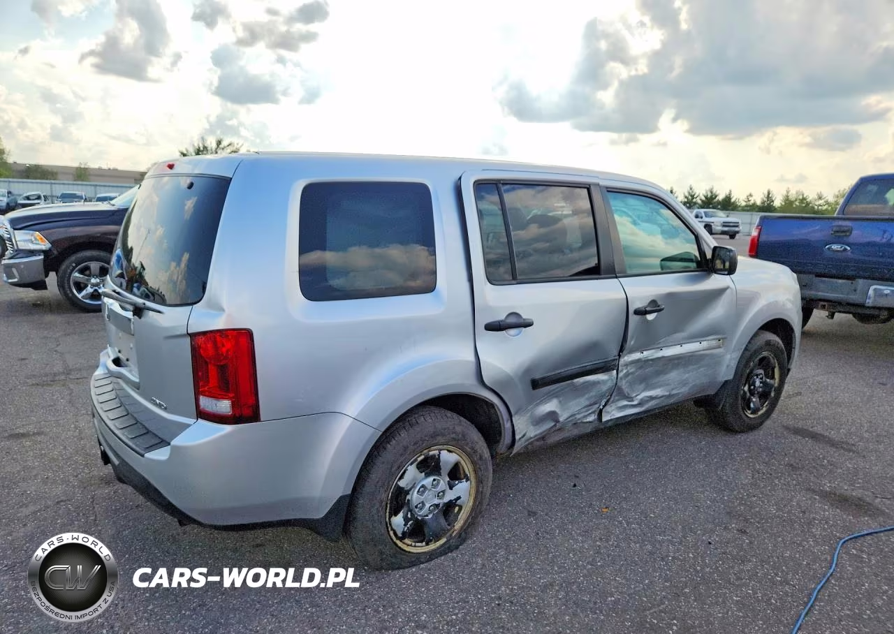 2014 Honda Pilot Lx VIN:5FNYF4H22EB013985 - 3