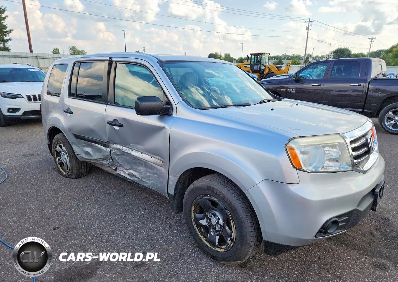 2014 Honda Pilot Lx VIN:5FNYF4H22EB013985 - 4