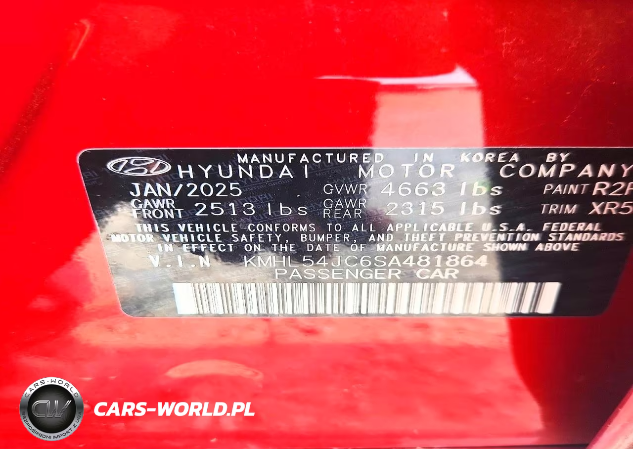 2025 Hyundai Sonata N Line VIN:KMHL54JC6SA481864 - 12