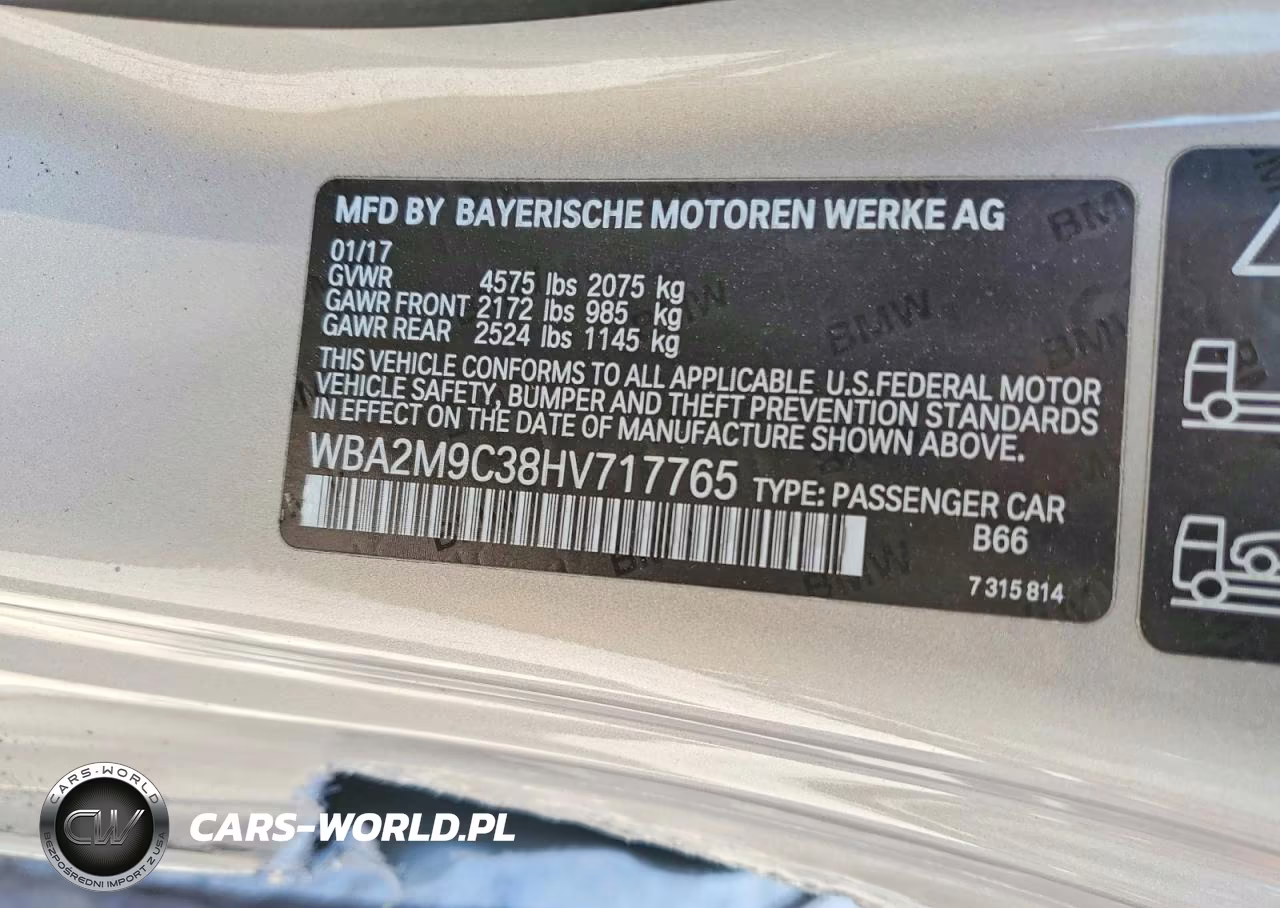 2017 BMW 230Xi VIN:WBA2M9C38HV717765 - 12