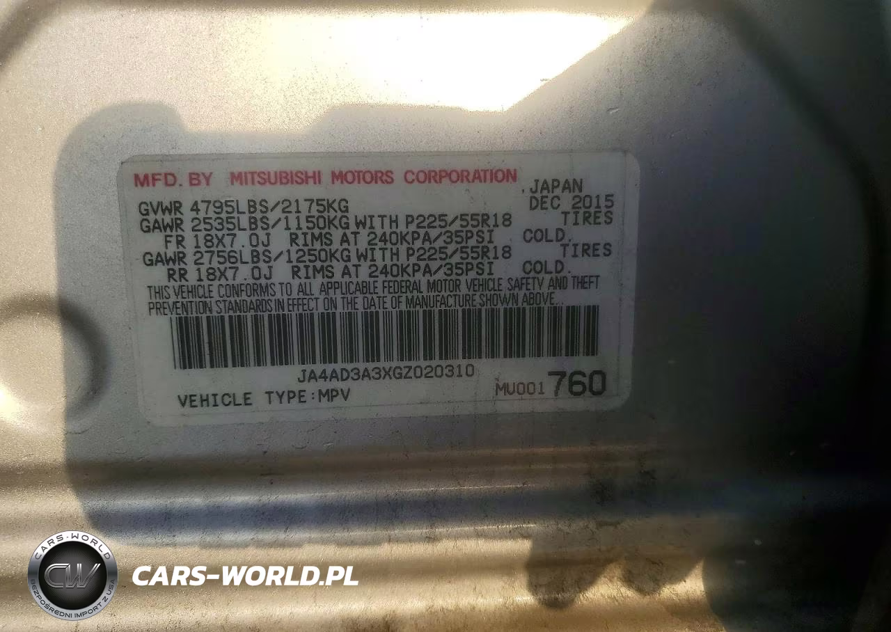 2016 Mitsubishi Outlander Se VIN:JA4AD3A3XGZ020310 - 13