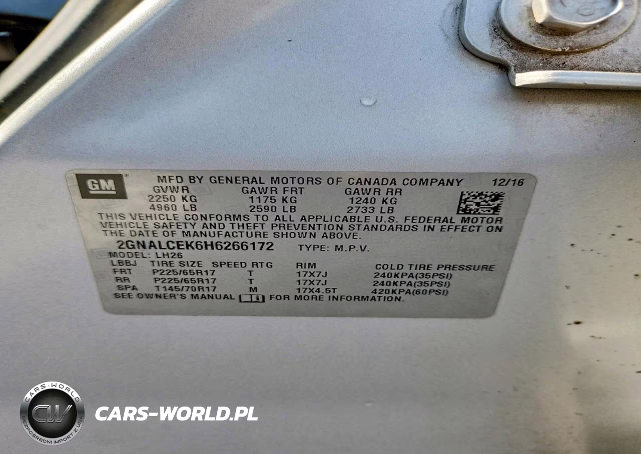 2017 Chevrolet Equinox Lt VIN:2GNALCEK6H6266172 - 13