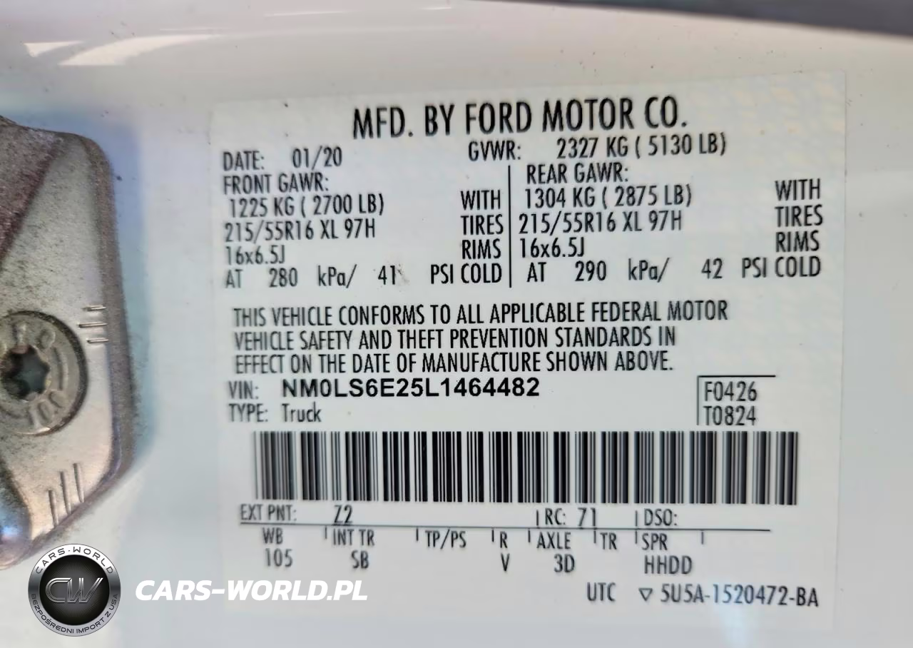 2020 Ford Transit Connect Xl VIN:NM0LS6E25L1464482 - 13