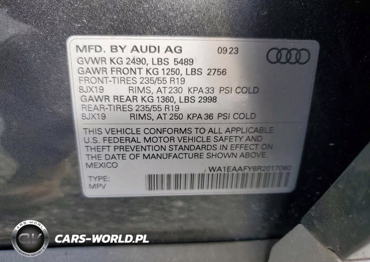 2024 Audi Q5 Premium Plus 45 VIN:WA1EAAFY6R2017080 - 12
