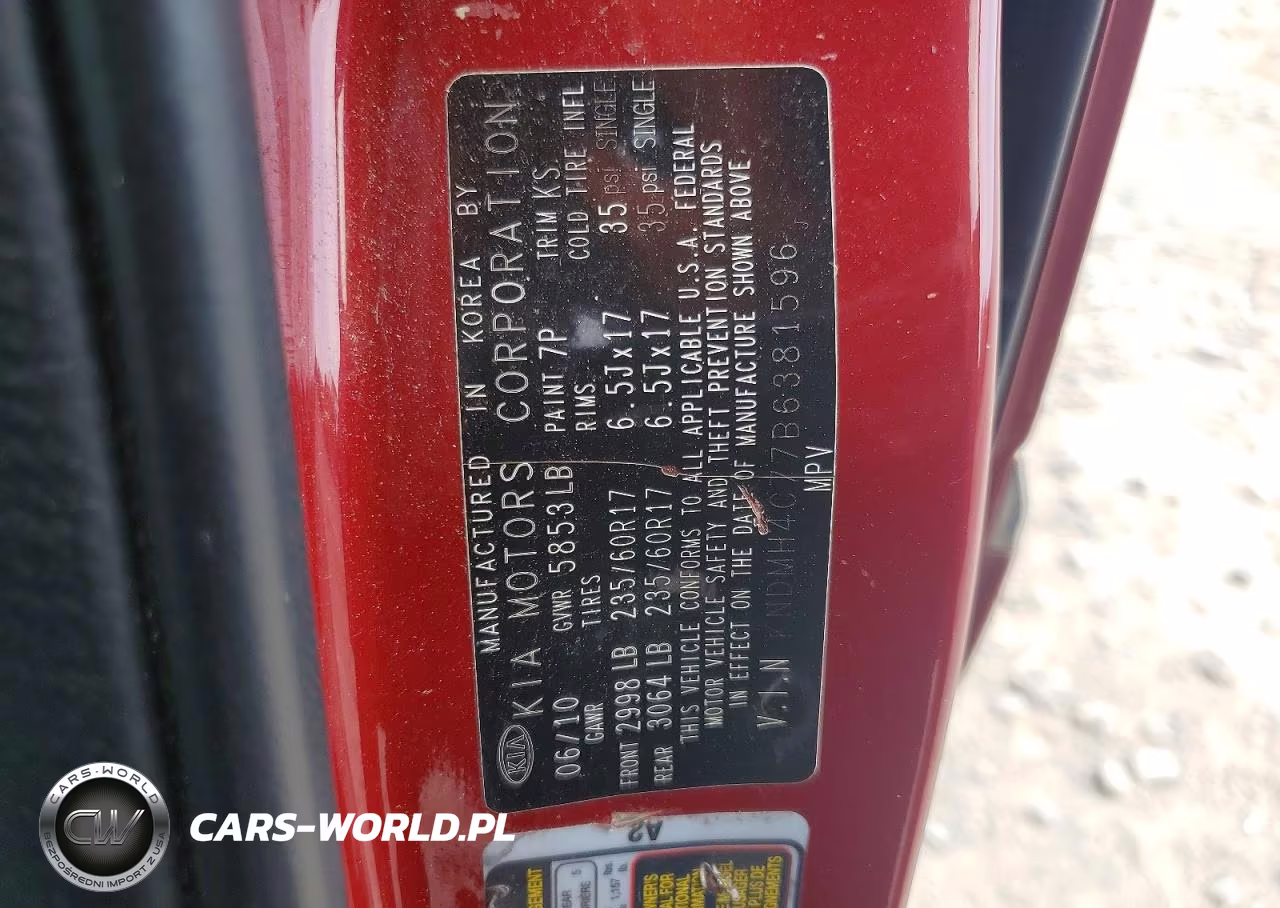 2011 Kia Sedona Ex VIN:KNDMH4C77B6381596 - 13