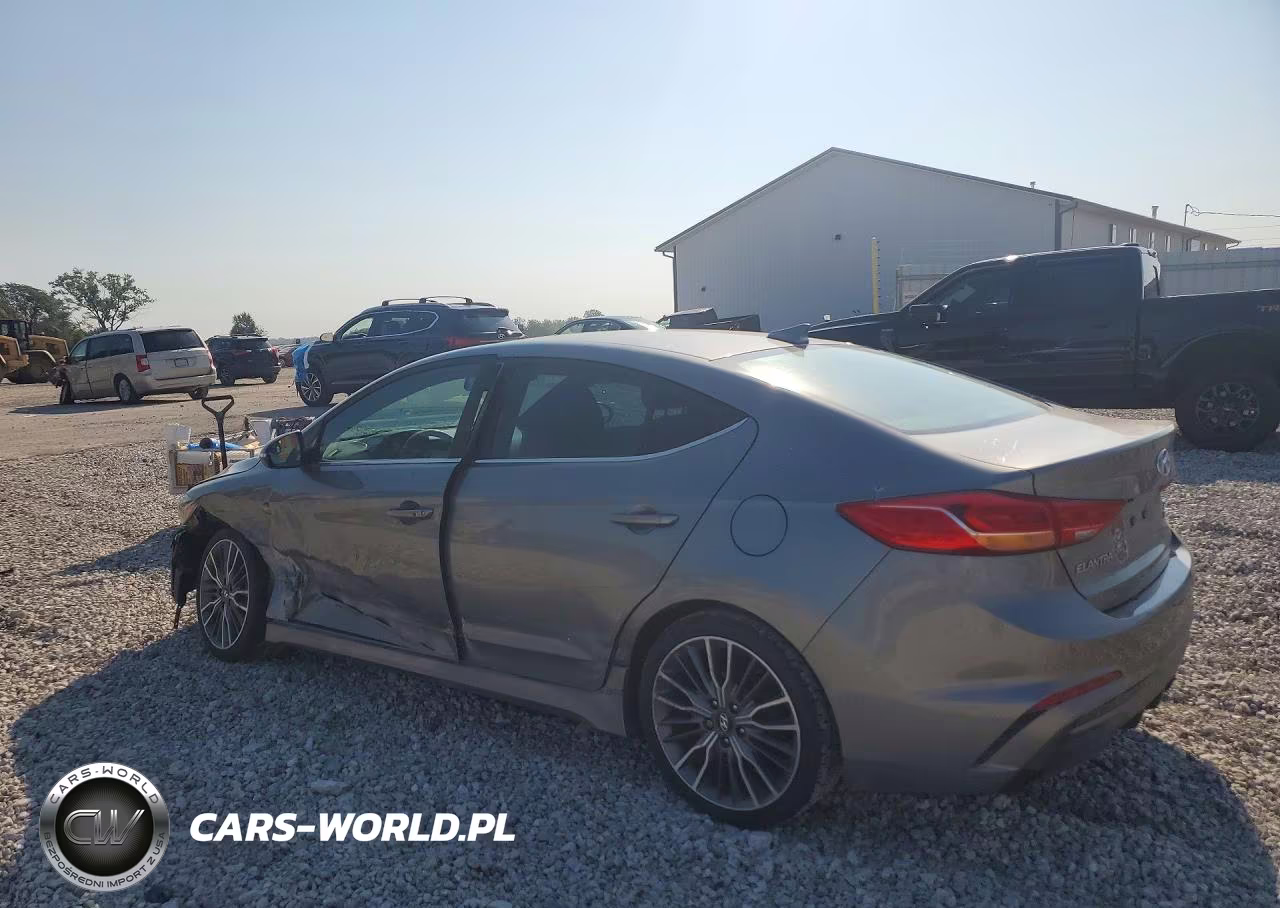 2017 Hyundai Elantra Sport VIN:KMHD04LB8HU328840 - 2