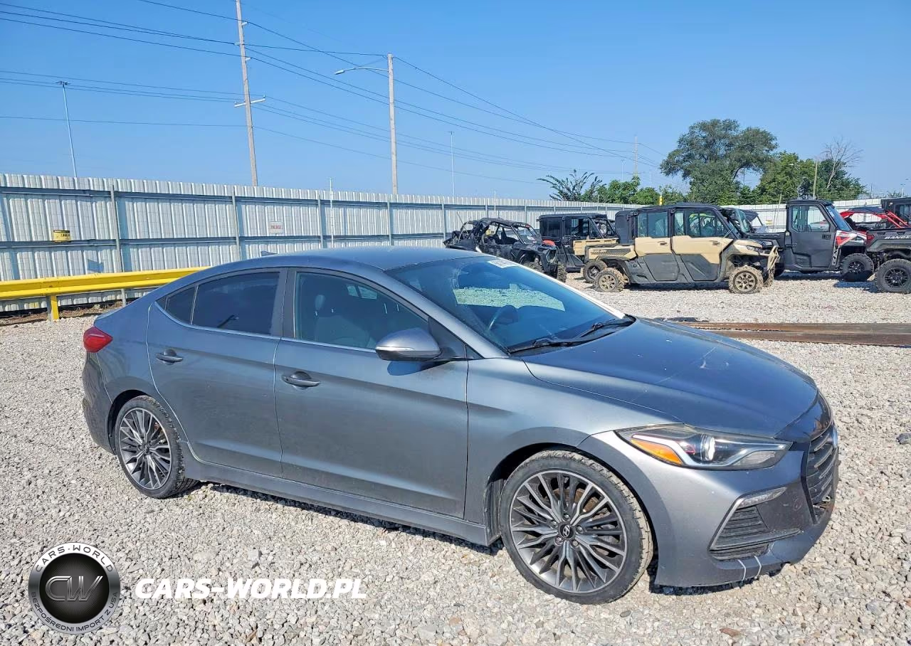 2017 Hyundai Elantra Sport VIN:KMHD04LB8HU328840 - 4