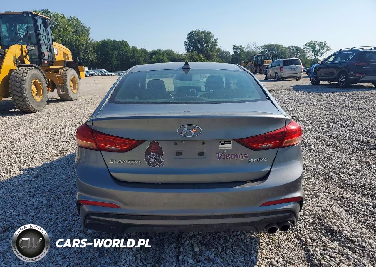 2017 Hyundai Elantra Sport VIN:KMHD04LB8HU328840 - 6