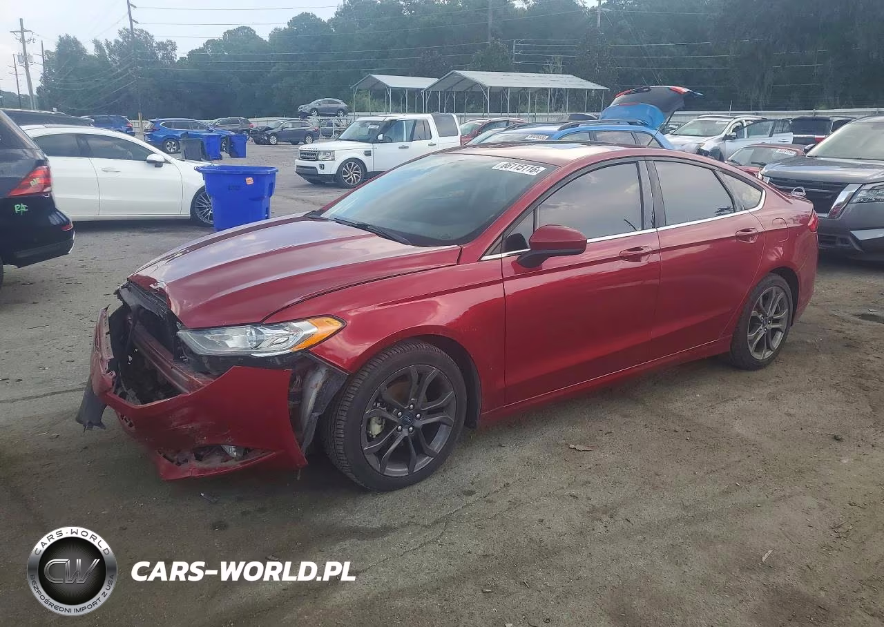 2018 Ford Fusion Se VIN:3FA6P0HD7JR113299 - 1