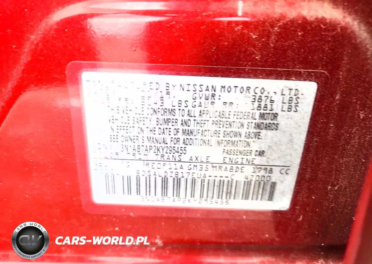 2019 Nissan Sentra Sv VIN:3N1AB7AP2KY295455 - 12