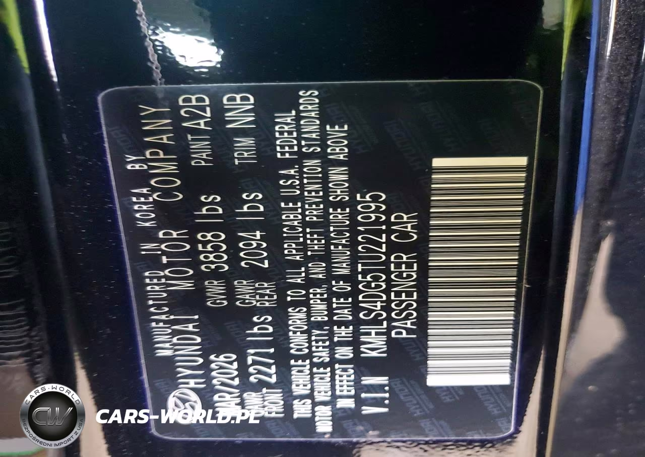 2026 Hyundai Elantra Sel Sport Premium VIN:KMHLS4DG5TU221995 - 12