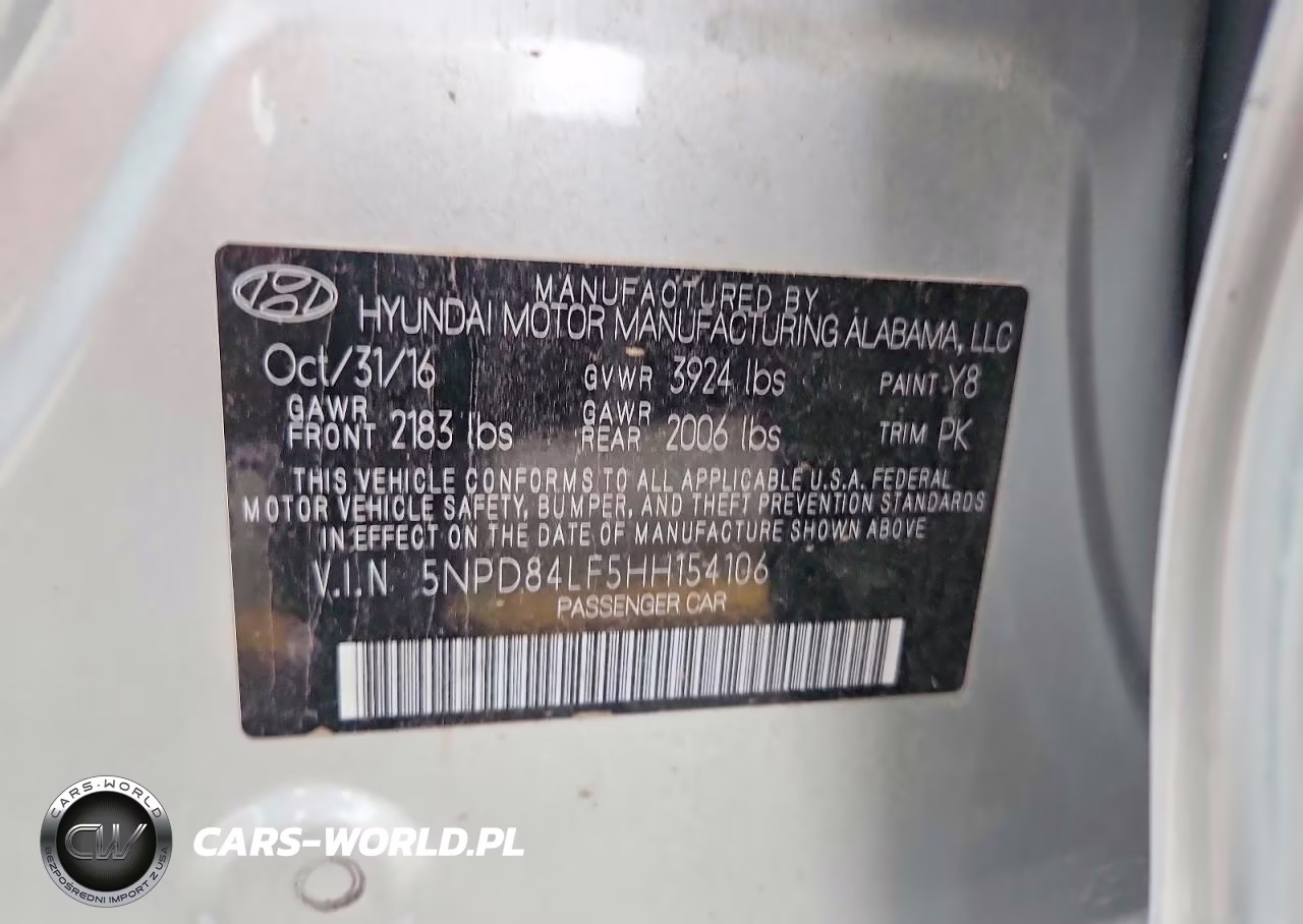 2017 Hyundai Elantra Se VIN:5NPD84LF5HH154106 - 12