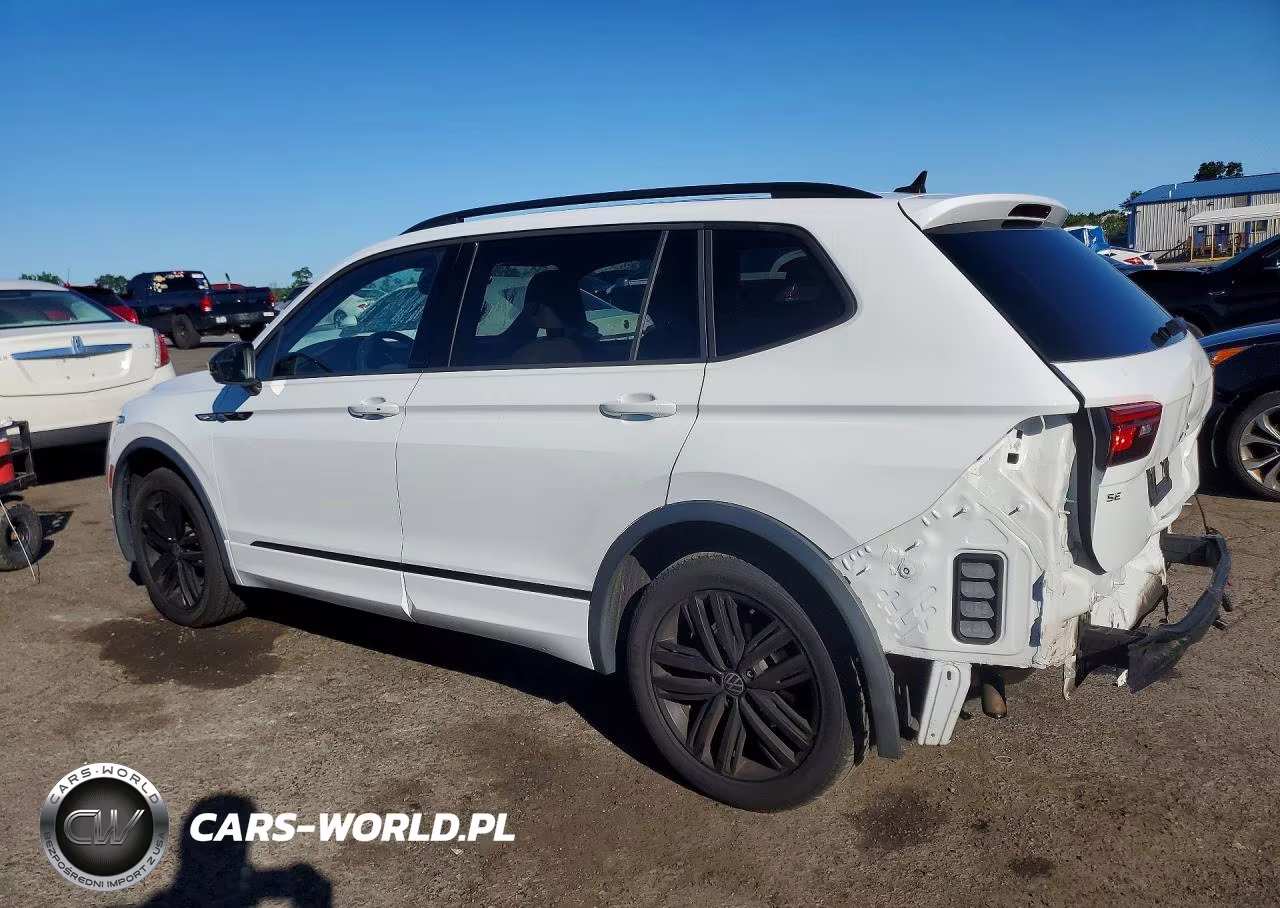 2022 Volkswagen Tiguan Se R-Line Black VIN:3VV8B7AX4NM009615 - 2