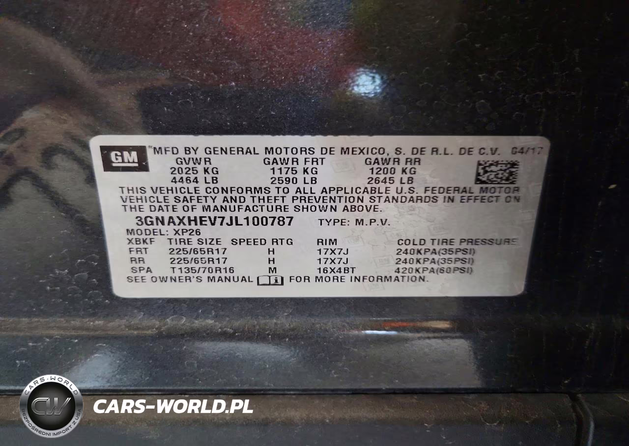 2018 Chevrolet Equinox Ls VIN:3GNAXHEV7JL100787 - 13