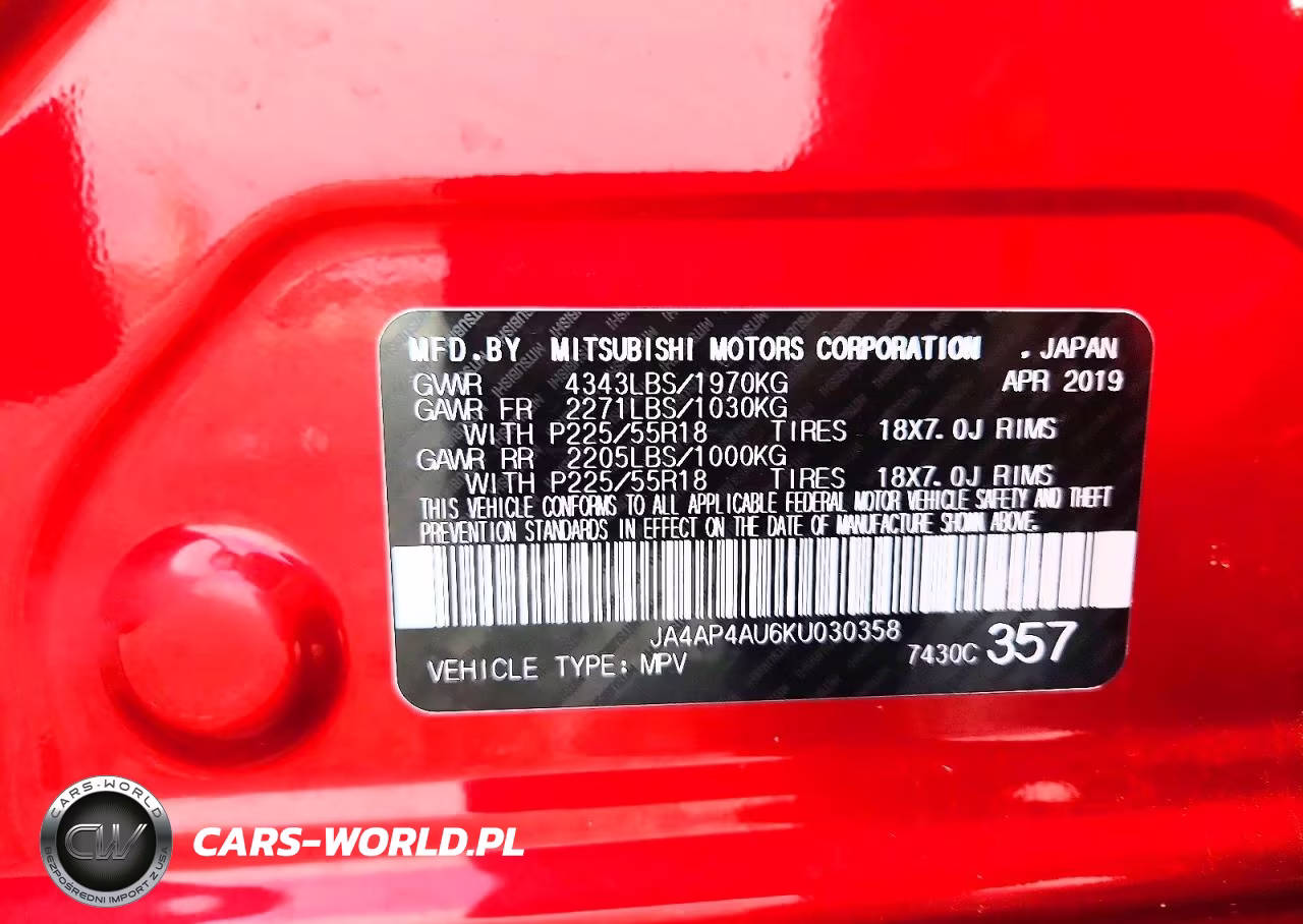 2019 Mitsubishi Outlander Sport Se VIN:JA4AP4AU6KU030358 - 12