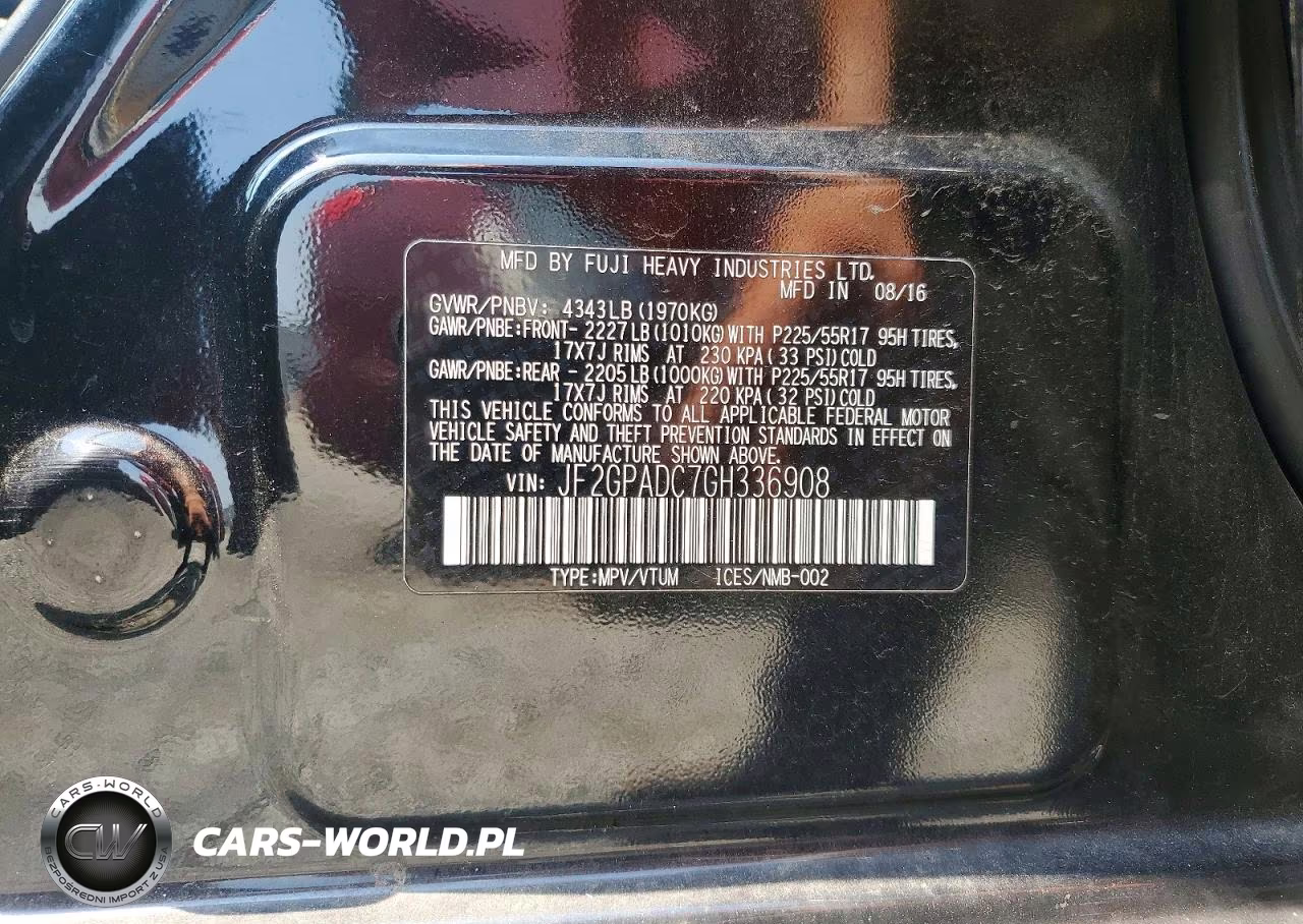 2016 Subaru Crosstrek Premium VIN:JF2GPADC7GH336908 - 12