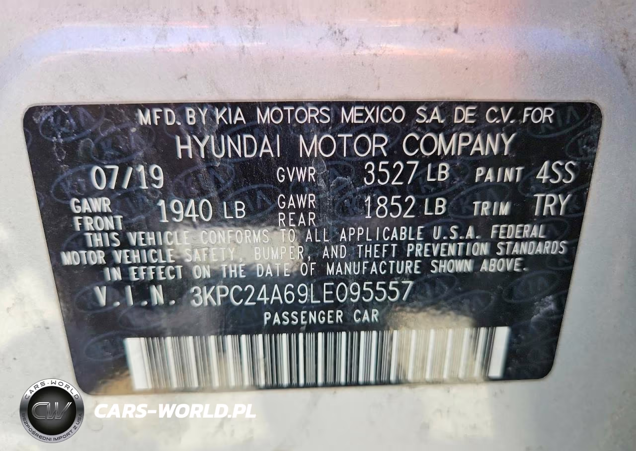 2020 Hyundai Accent Se VIN:3KPC24A69LE095557 - 13