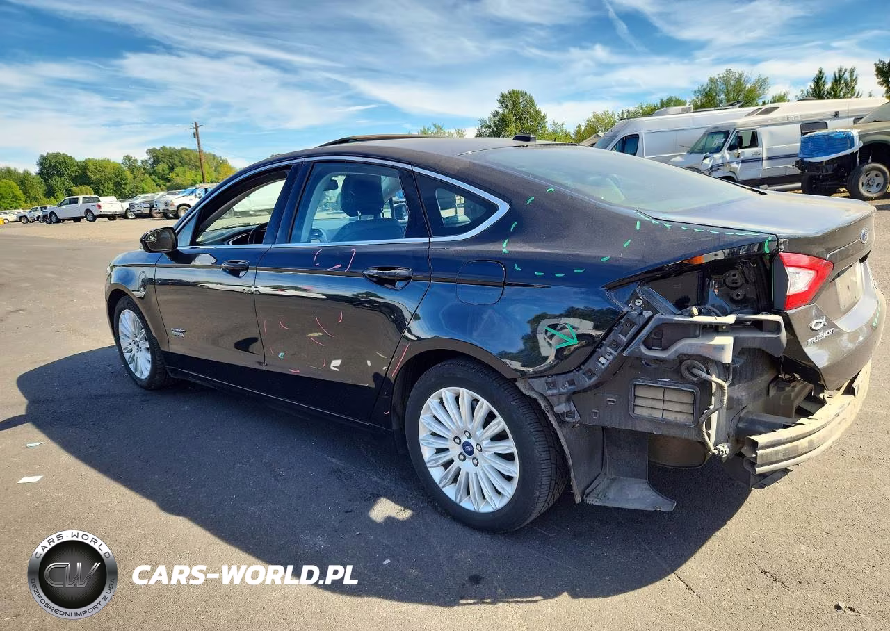 2013 Ford Fusion Se Phev VIN:3FA6P0PU7DR386801 - 2