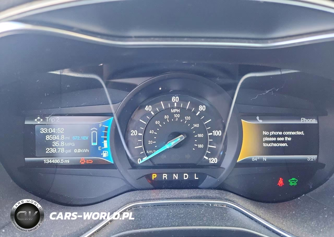 2013 Ford Fusion Se Phev VIN:3FA6P0PU7DR386801 - 9