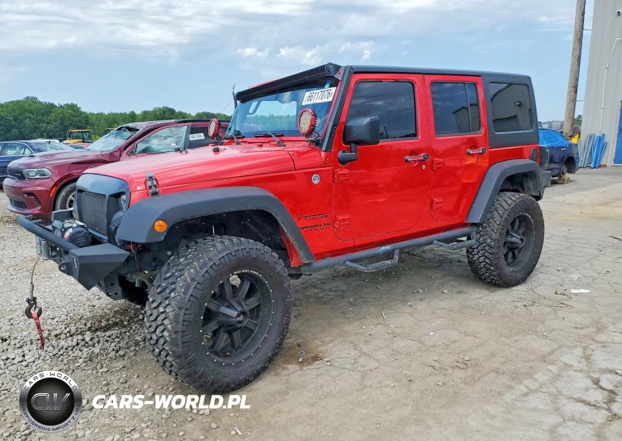 2015 Jeep Wrangler Unlimited Sport VIN:1C4BJWDG6FL725500 - 1