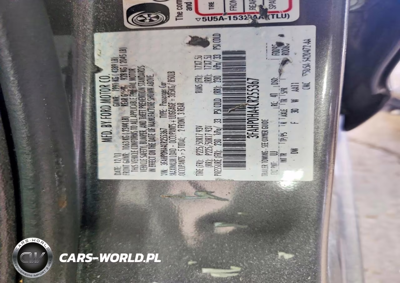 2012 Ford Fusion Se VIN:3FAHP0HA4CR255367 - 13