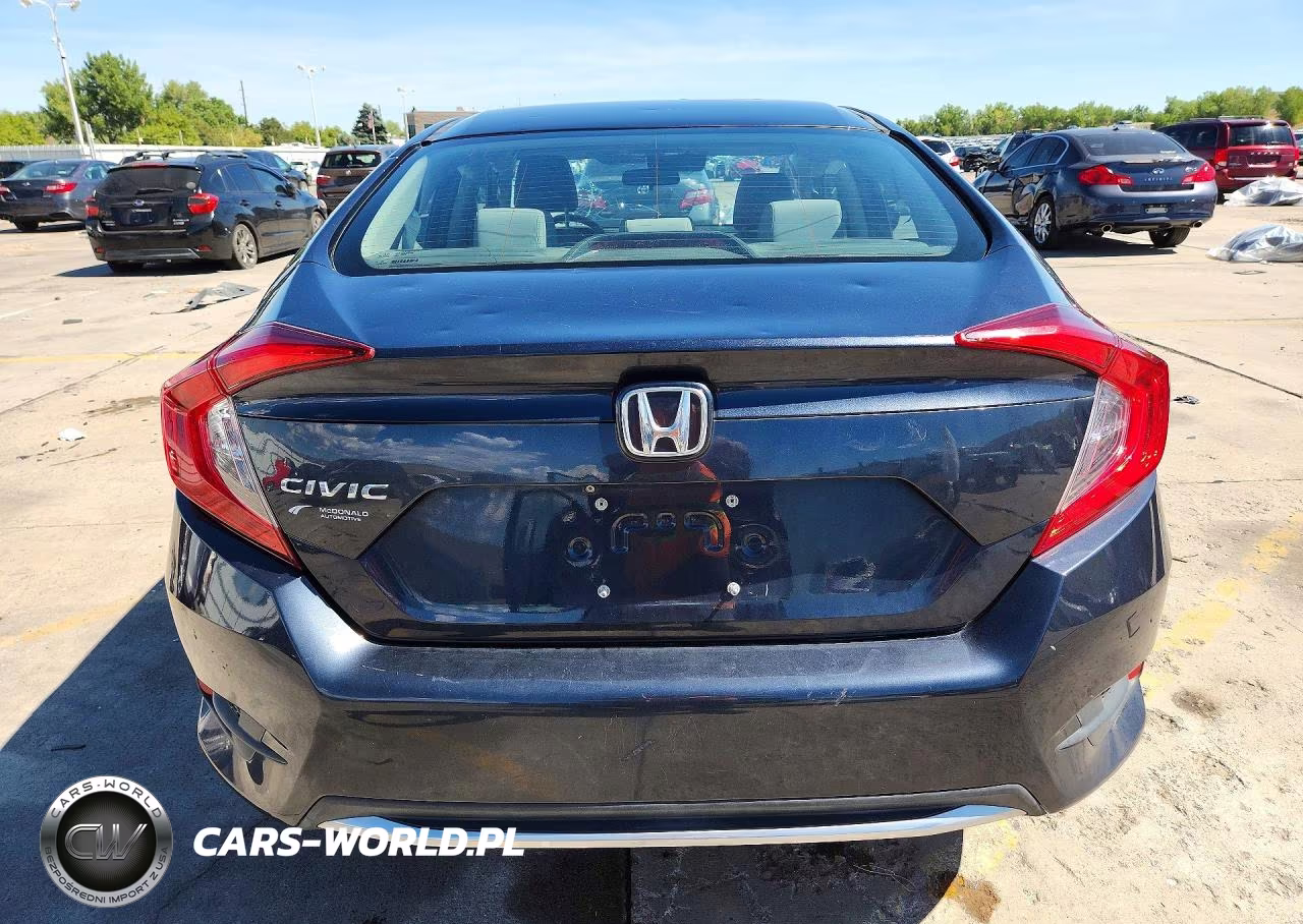 2019 Honda Civic Lx VIN:19XFC2F69KE036269 - 6
