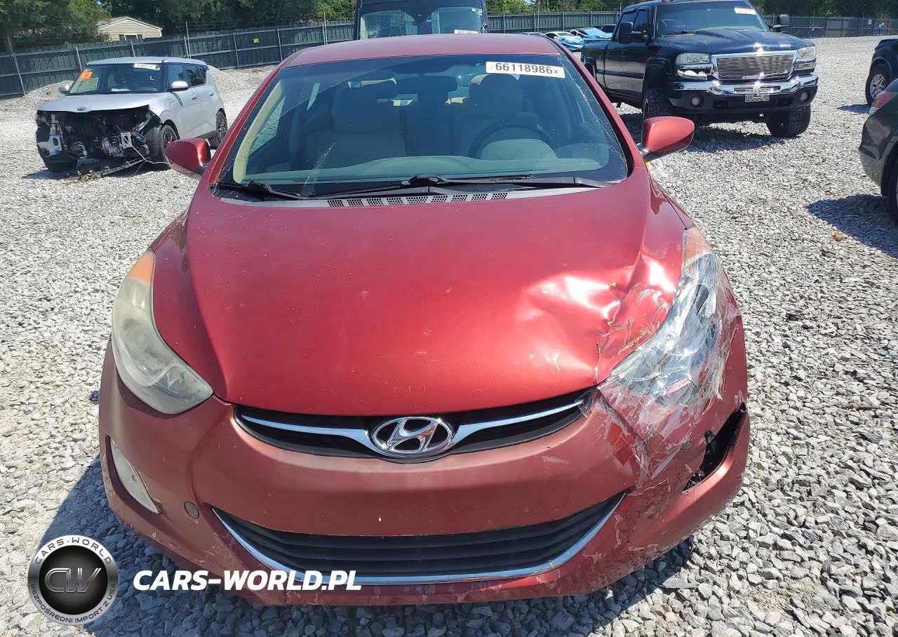2013 Hyundai Elantra Gls VIN:5NPDH4AEXDH453420 - 5
