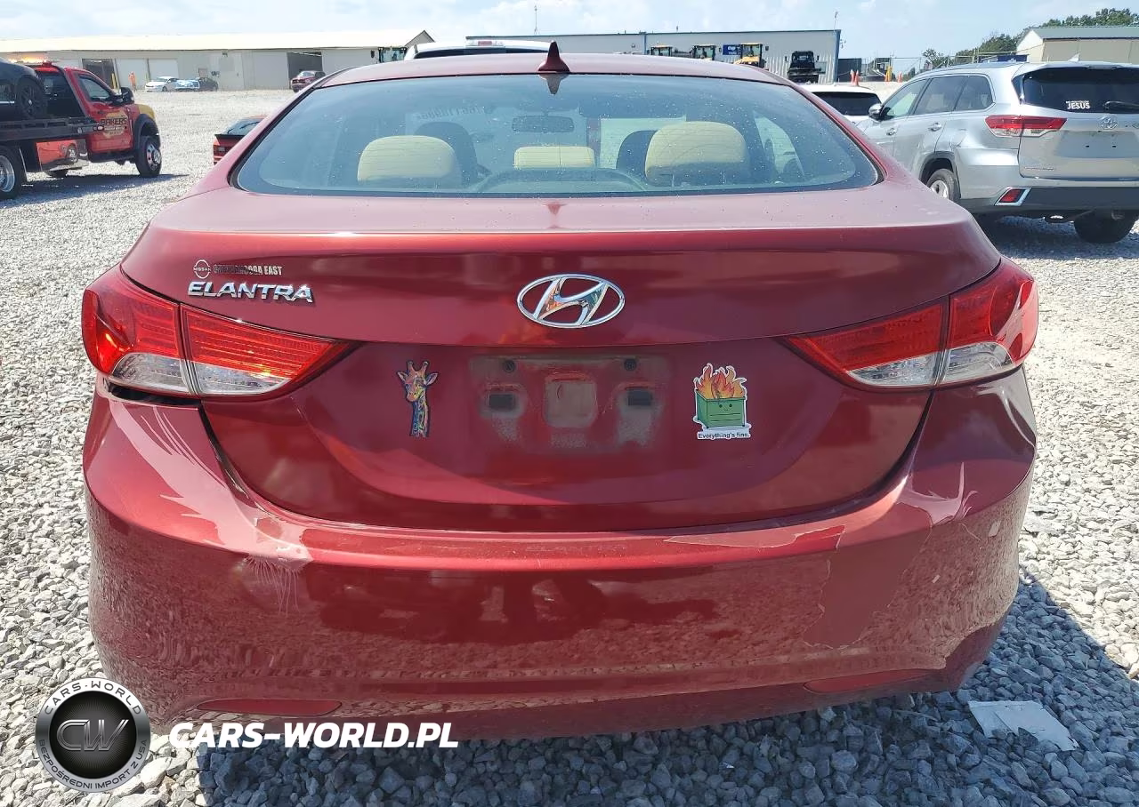2013 Hyundai Elantra Gls VIN:5NPDH4AEXDH453420 - 6