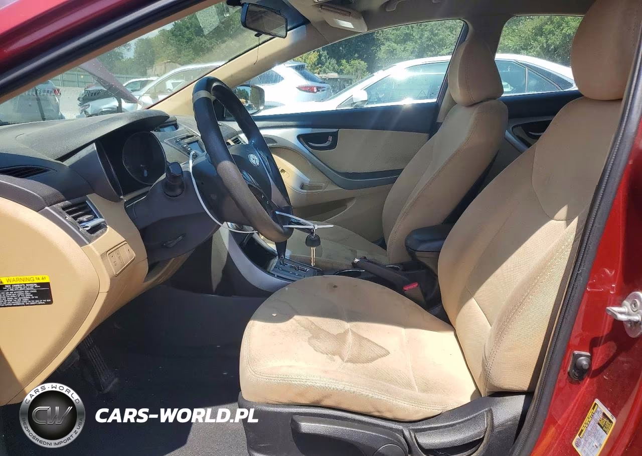 2013 Hyundai Elantra Gls VIN:5NPDH4AEXDH453420 - 7