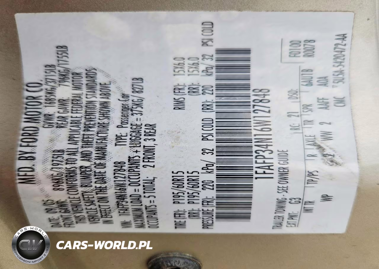 2006 Ford Focus Zx4 VIN:1FAFP34N16W127848 - 12