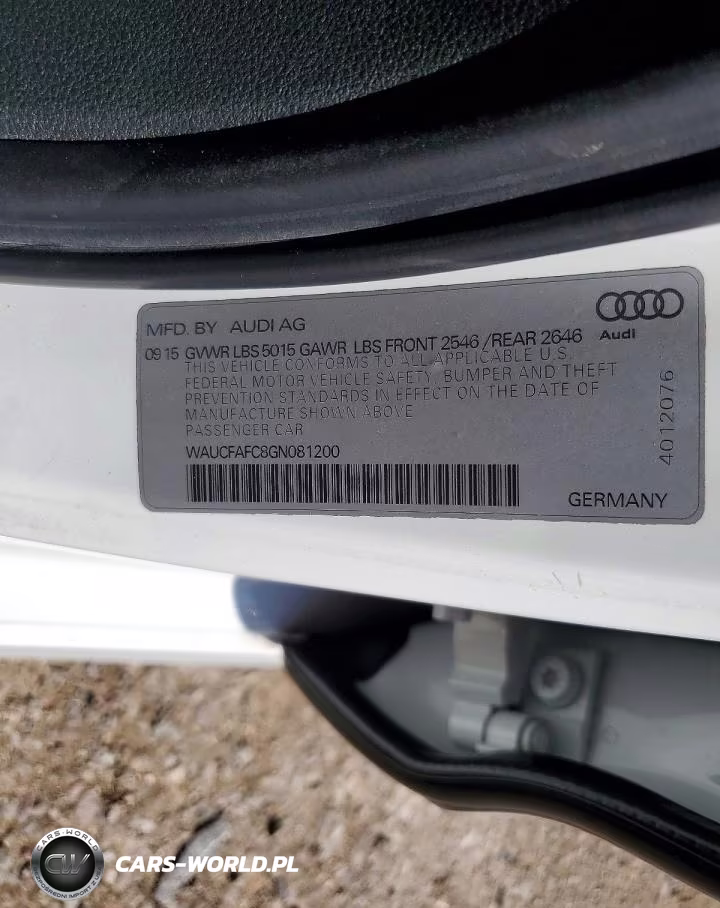 2016 Audi A6 Premium VIN:WAUCFAFC8GN081200 - 13