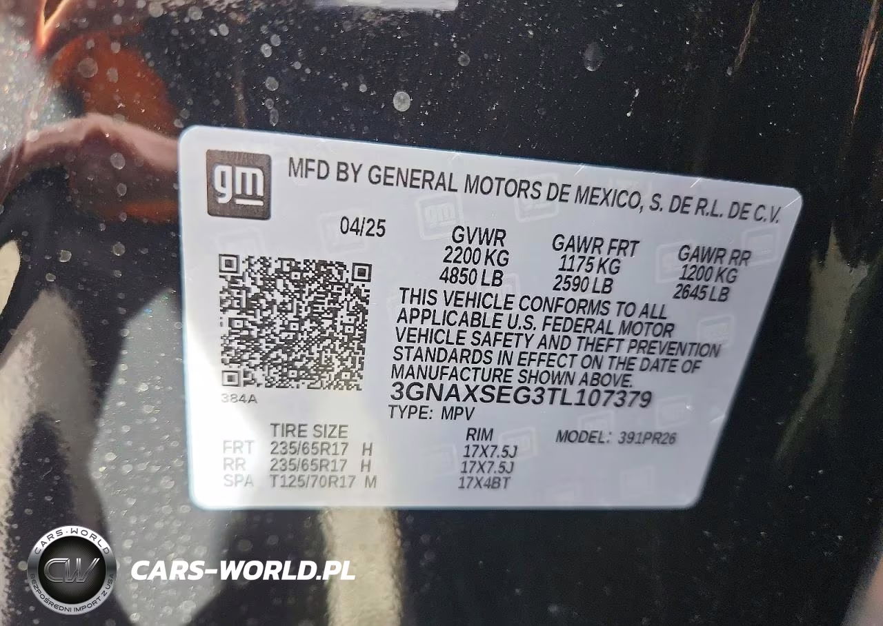 2026 Chevrolet Equinox Activ VIN:3GNAXSEG3TL107379 - 12