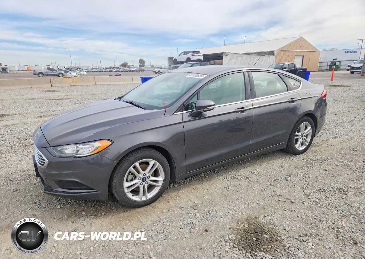 2018 Ford Fusion Se VIN:3FA6P0HD8JR221186 - 1