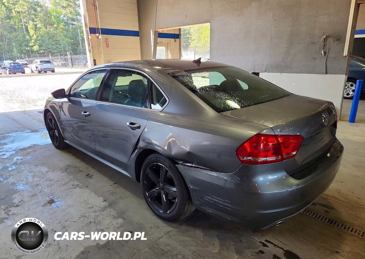 2012 Volkswagen Passat Se VIN:1VWBP7A33CC091013 - 2