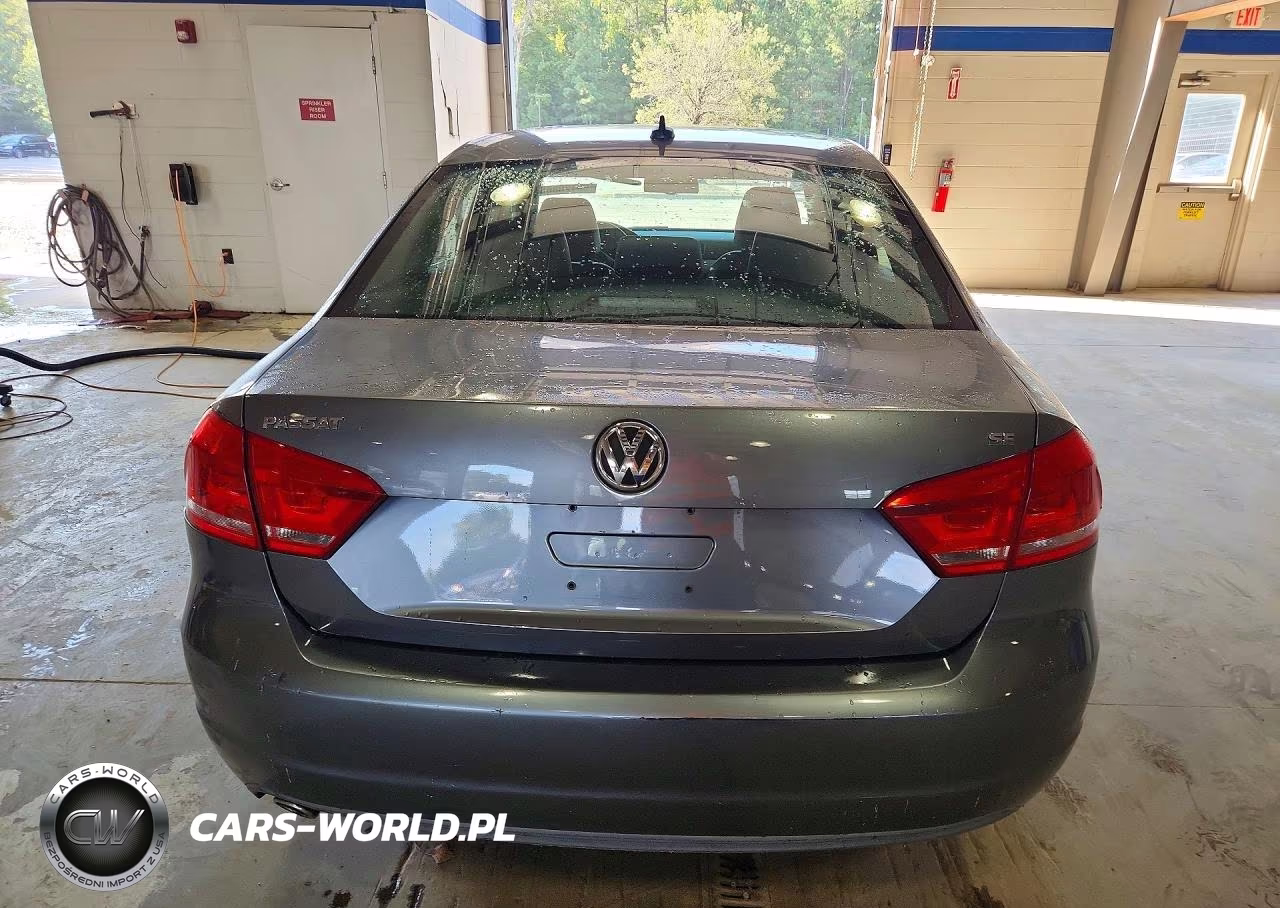 2012 Volkswagen Passat Se VIN:1VWBP7A33CC091013 - 6