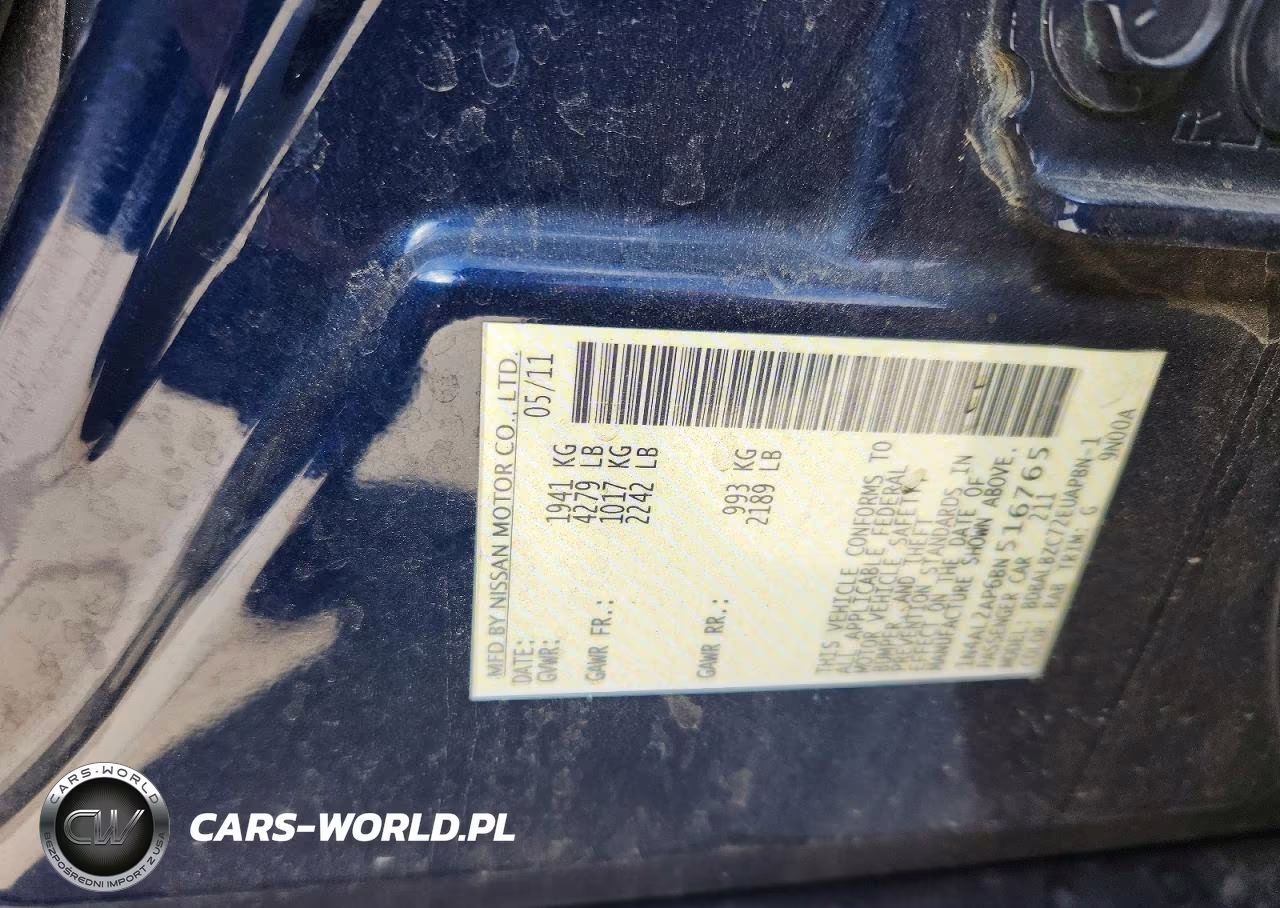 2011 Nissan Altima 2.5 VIN:1N4AL2AP6BN516765 - 12